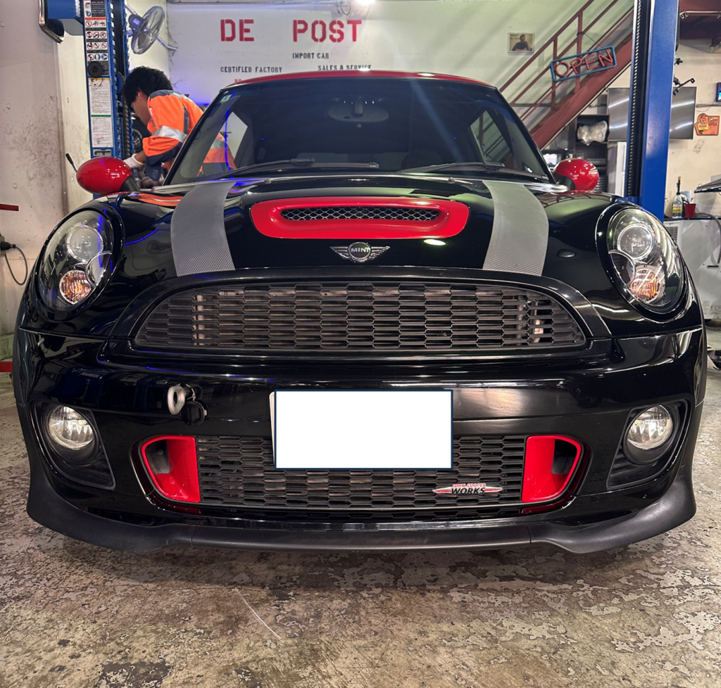 JCWミニクーパー（MINI COOPER）車検・点検整備（クラッチ交換）の作業