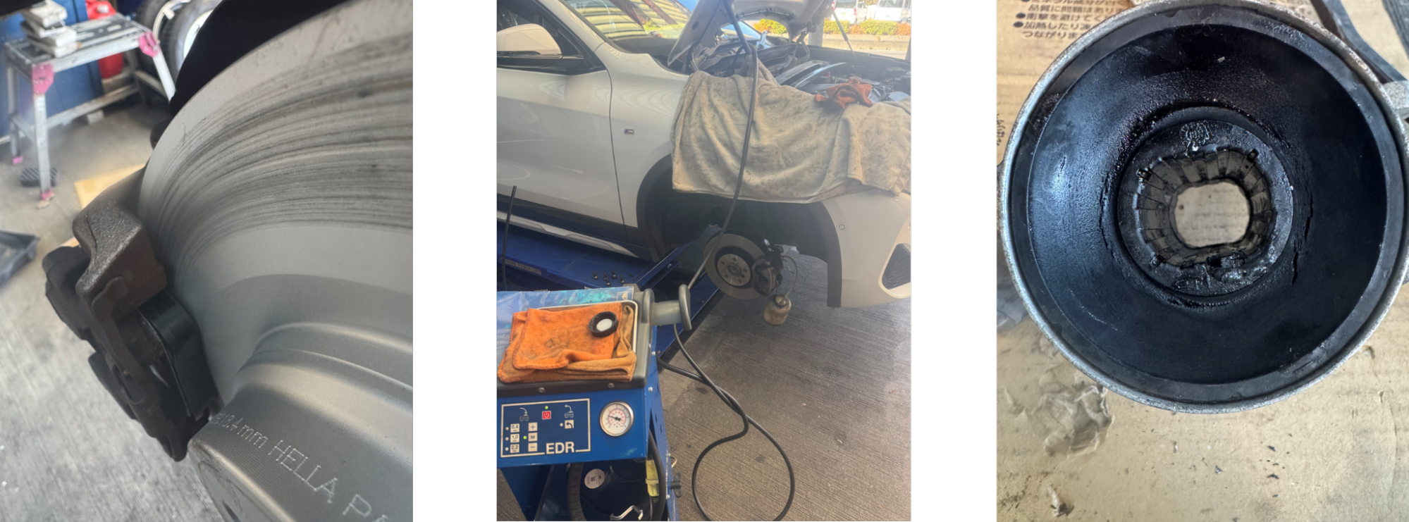 BMW X2　ブレーキフルード交換・エア抜き、ロアアームブッシュ交換