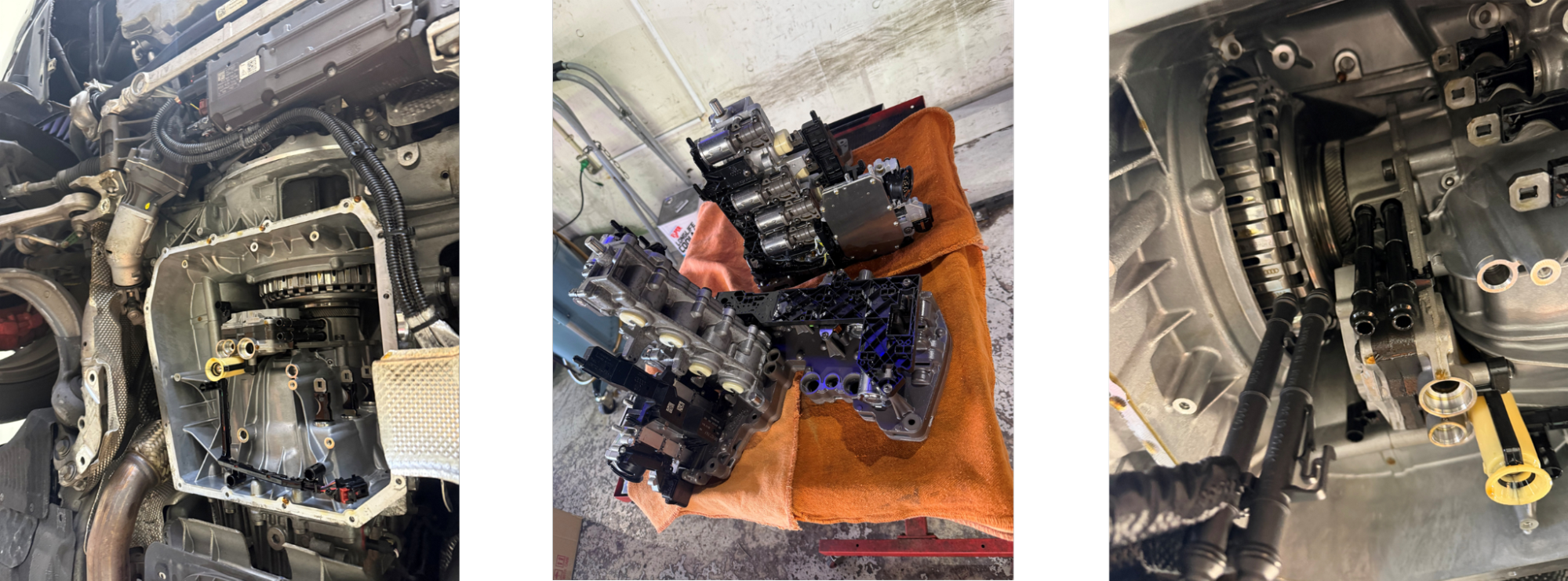 ポルシェ　マカン　メカトロニクス分解