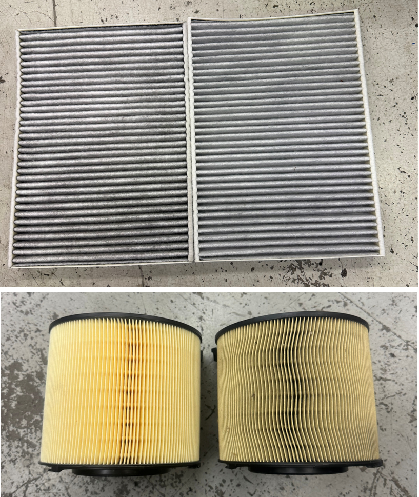 アウディA4　エアコンフィルター交換