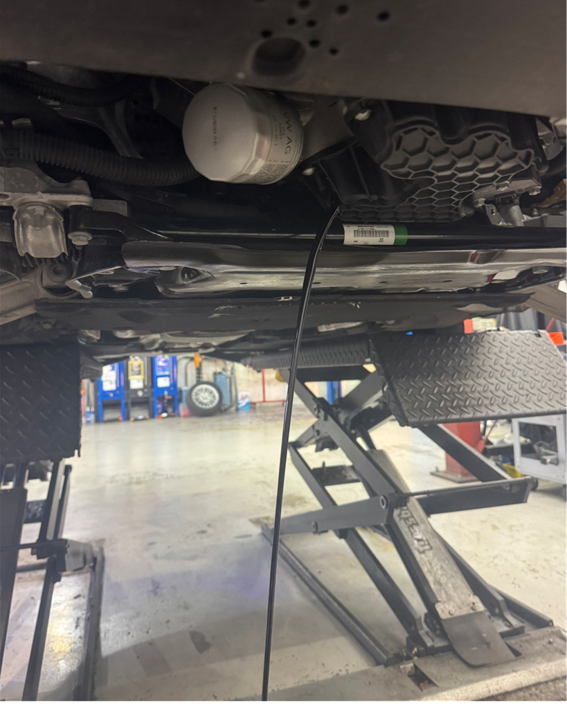 アウディA4　エンジンオイル交換