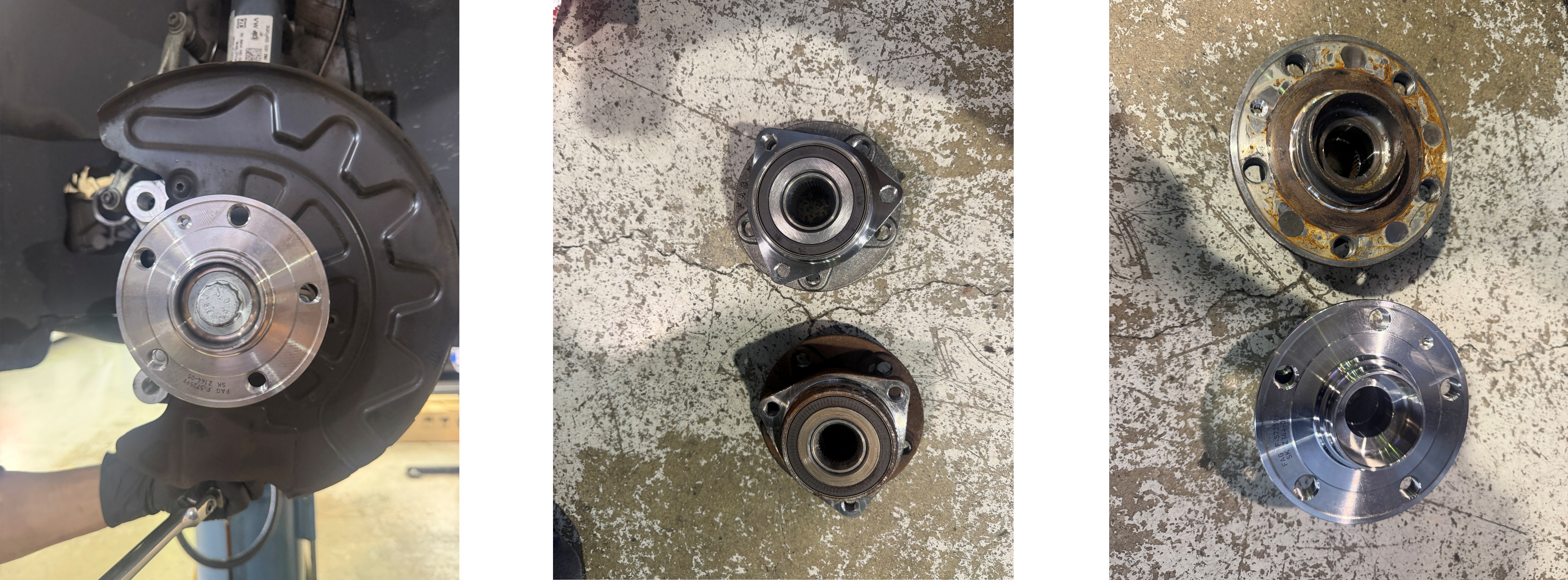 フォルクスワーゲン　パサート　ハブベアリング交換