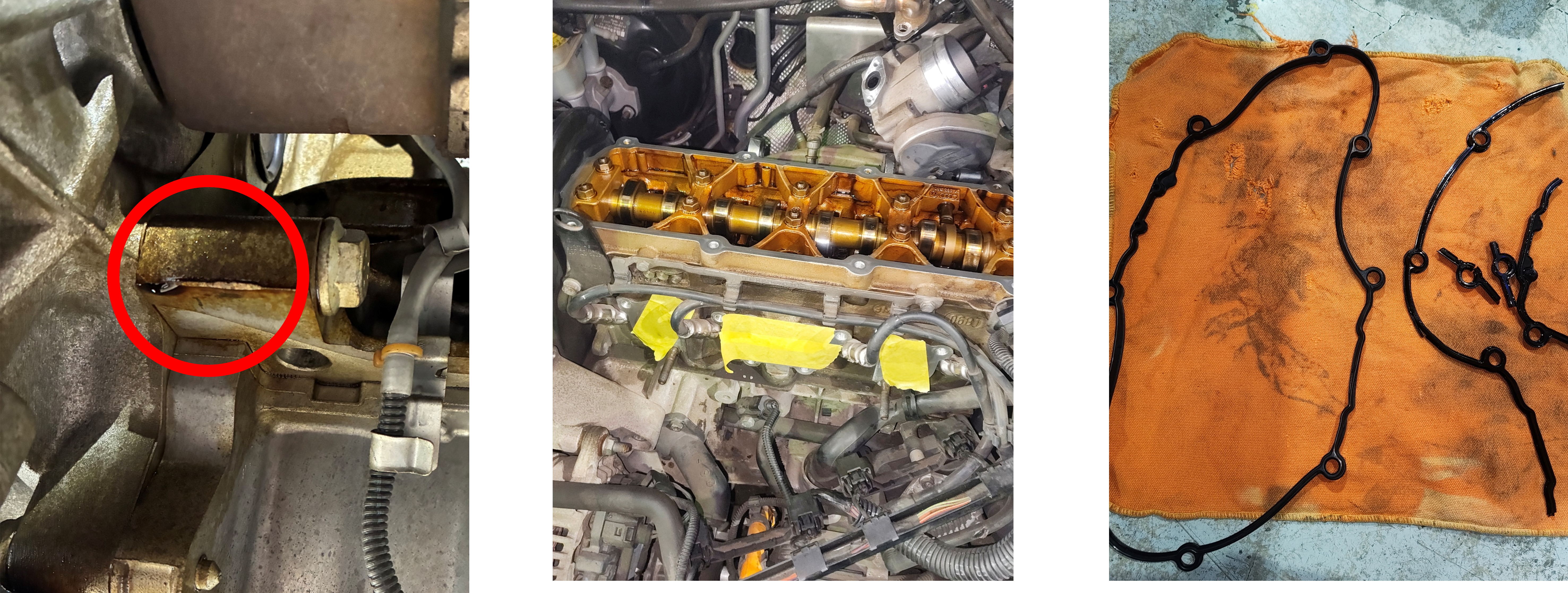 VW ニュービートル　ヘッドカバーガスケット交換