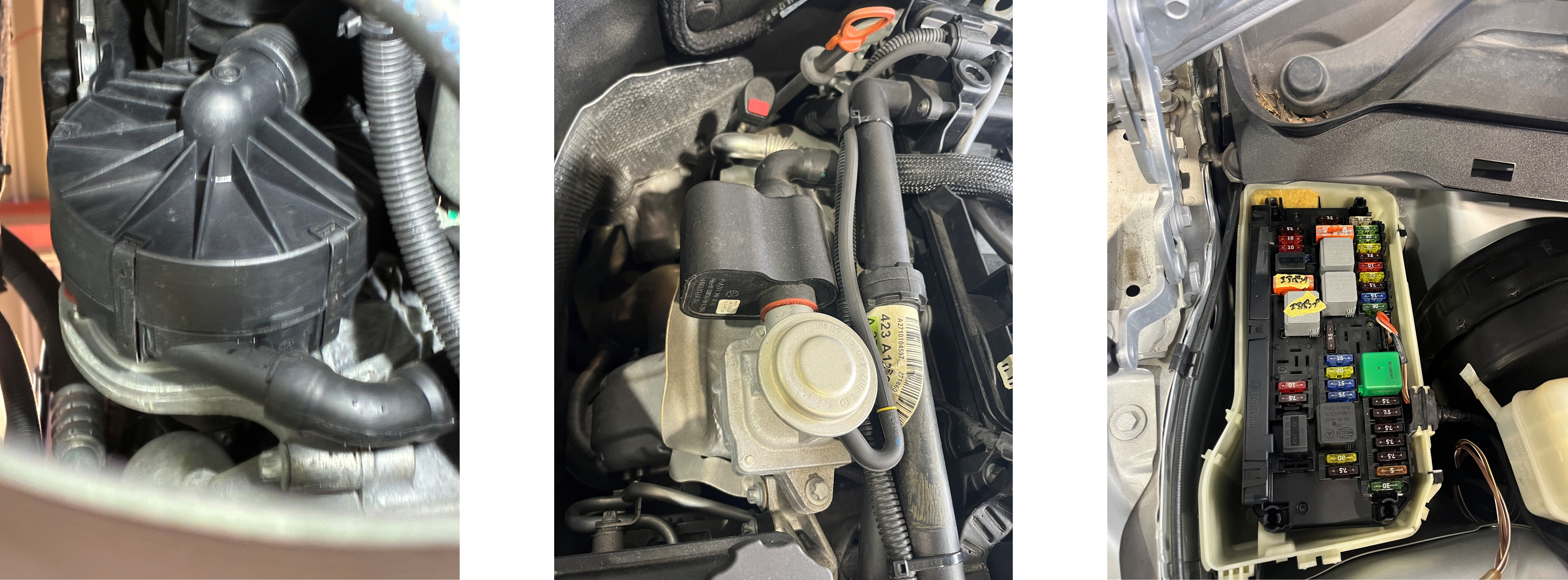 ベンツC200　点検内容