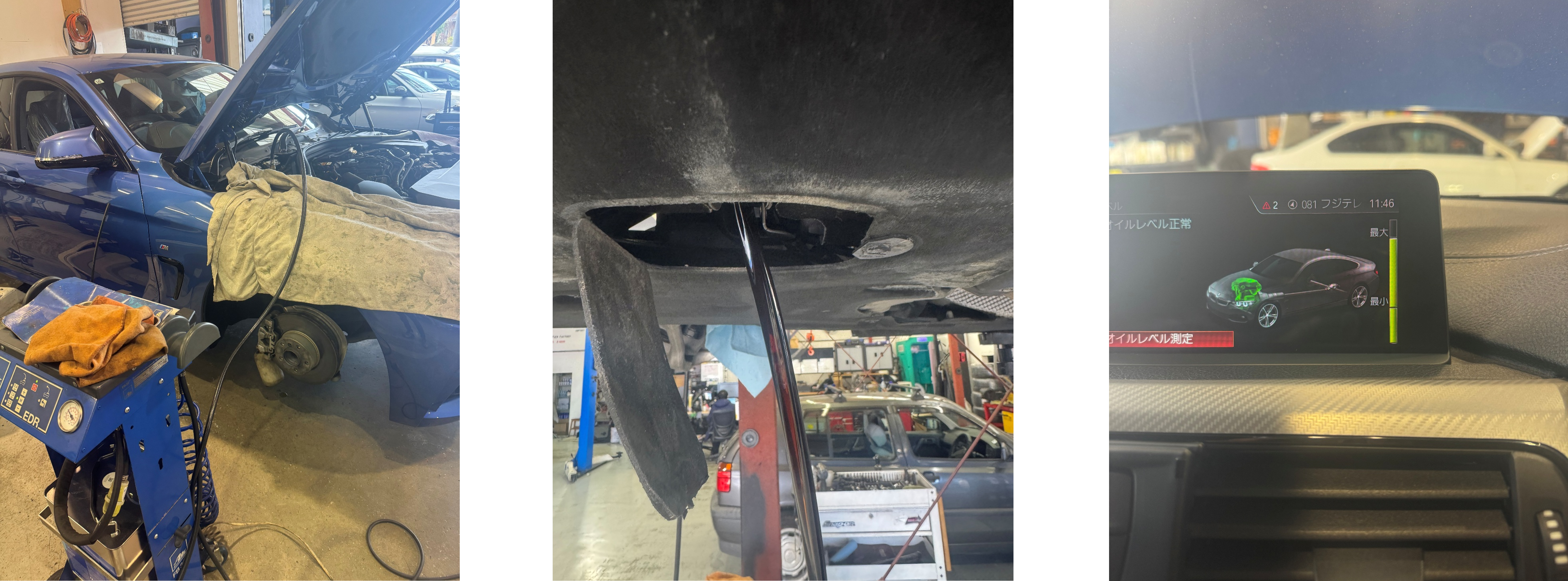 BMW 420i ブレーキフルード交換、エンジンオイル交換