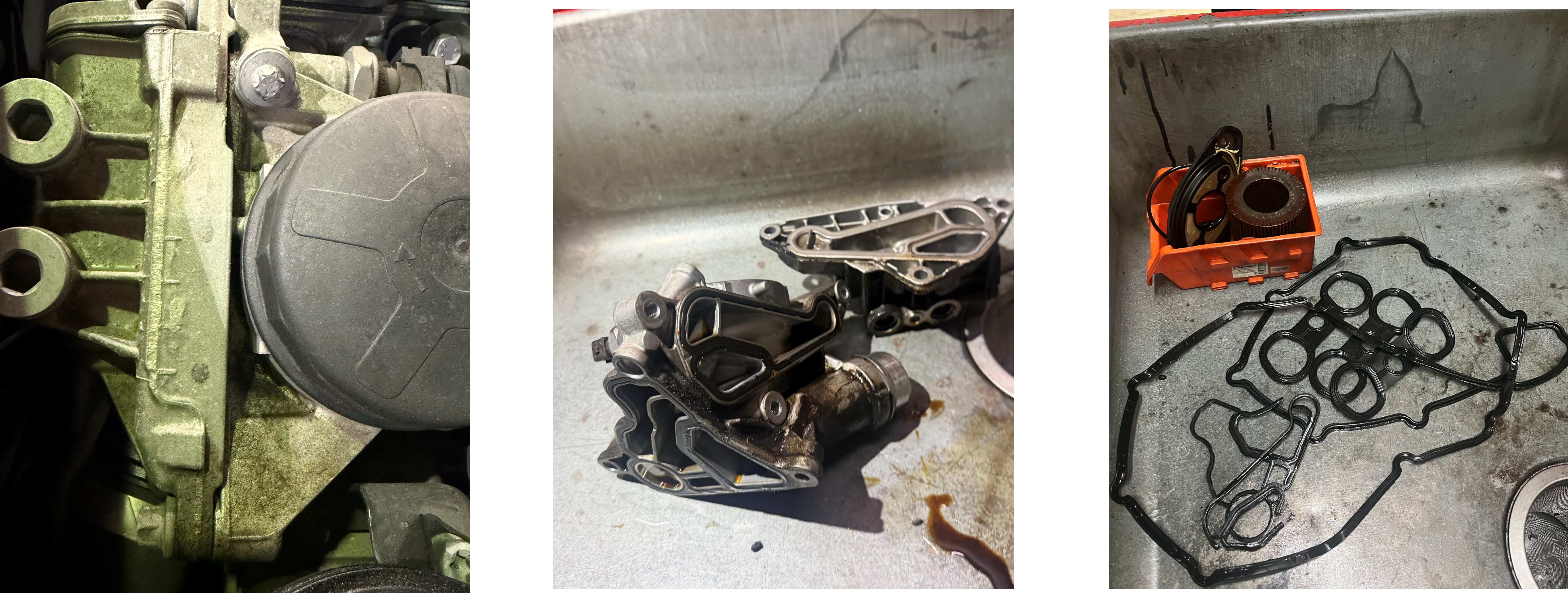 BMW X3　オイル漏れ対応