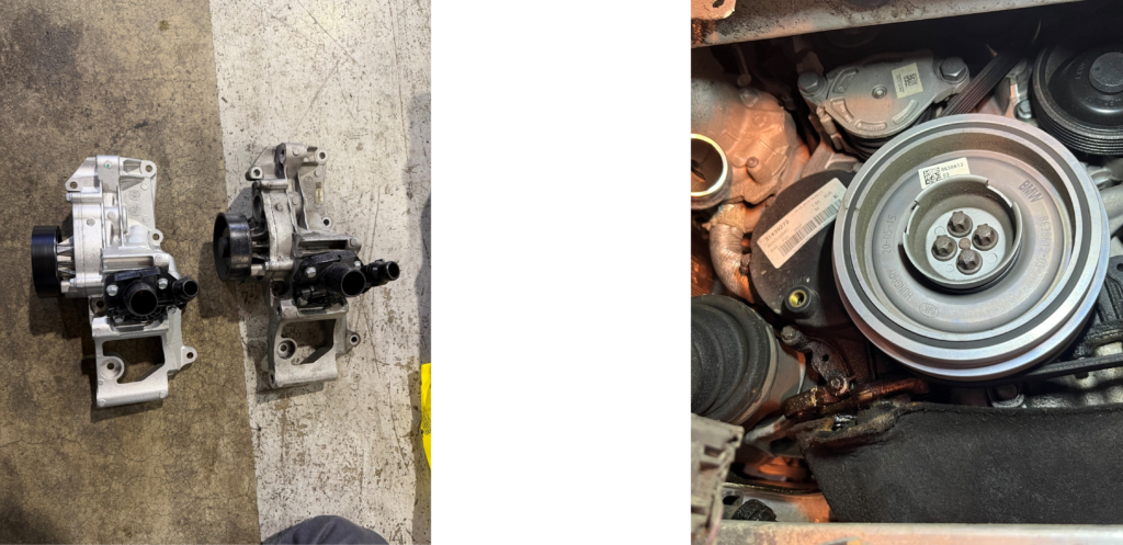 BMW 218i　水漏れ修理箇所