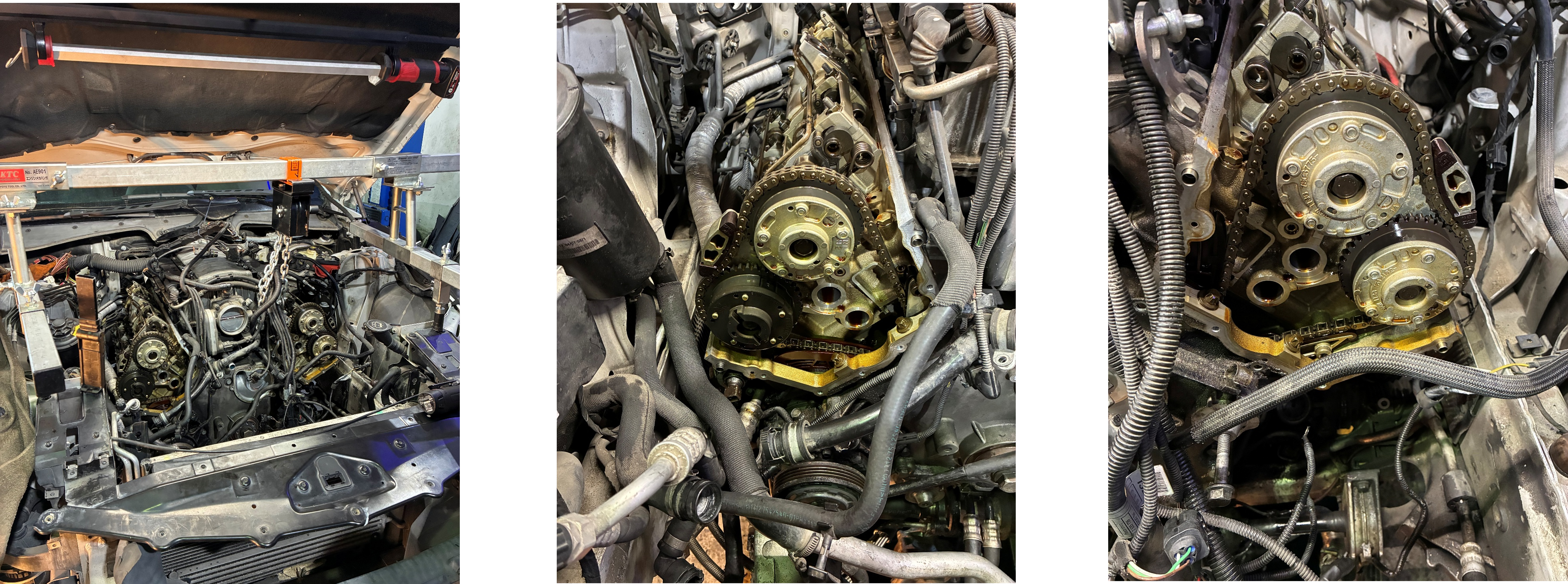 BMW 645Ci　エンジン周り