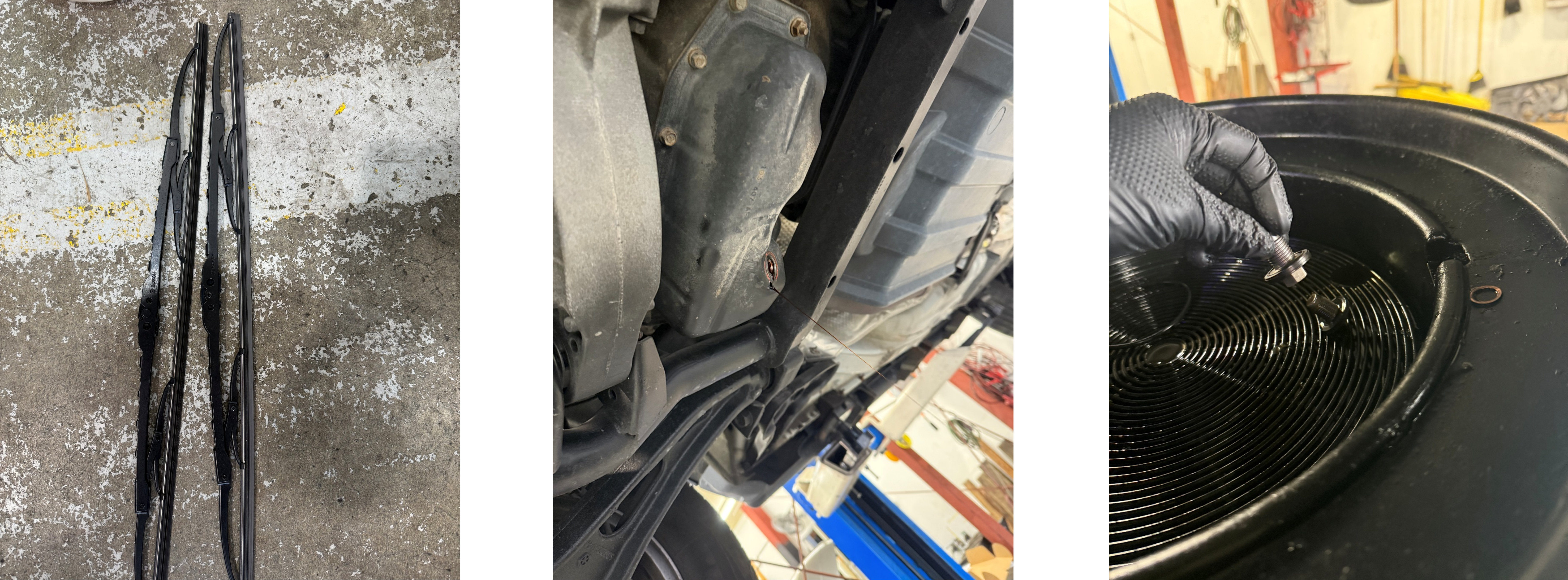 ジープ グランドチェロキー ワイパーブレード交換、エンジンオイル交換