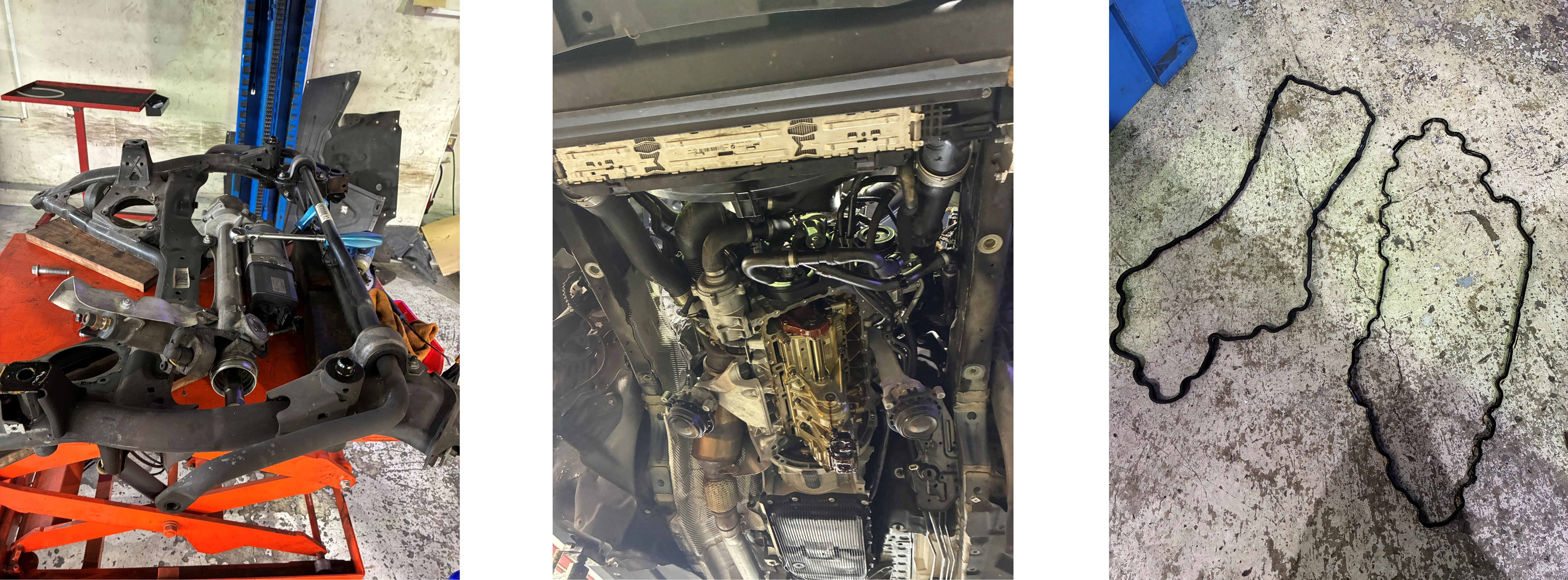 BMW 320GT　オイルパンガスケット交換