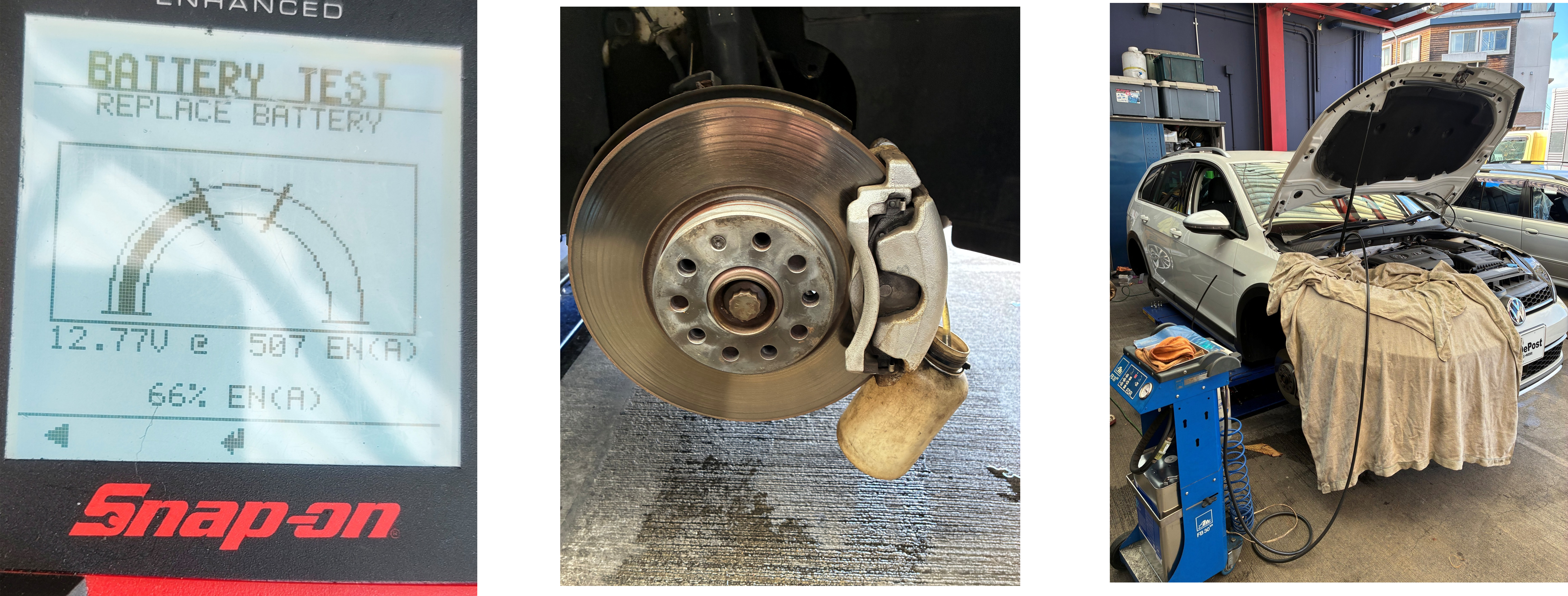 VWゴルフオールトラック 作業内容