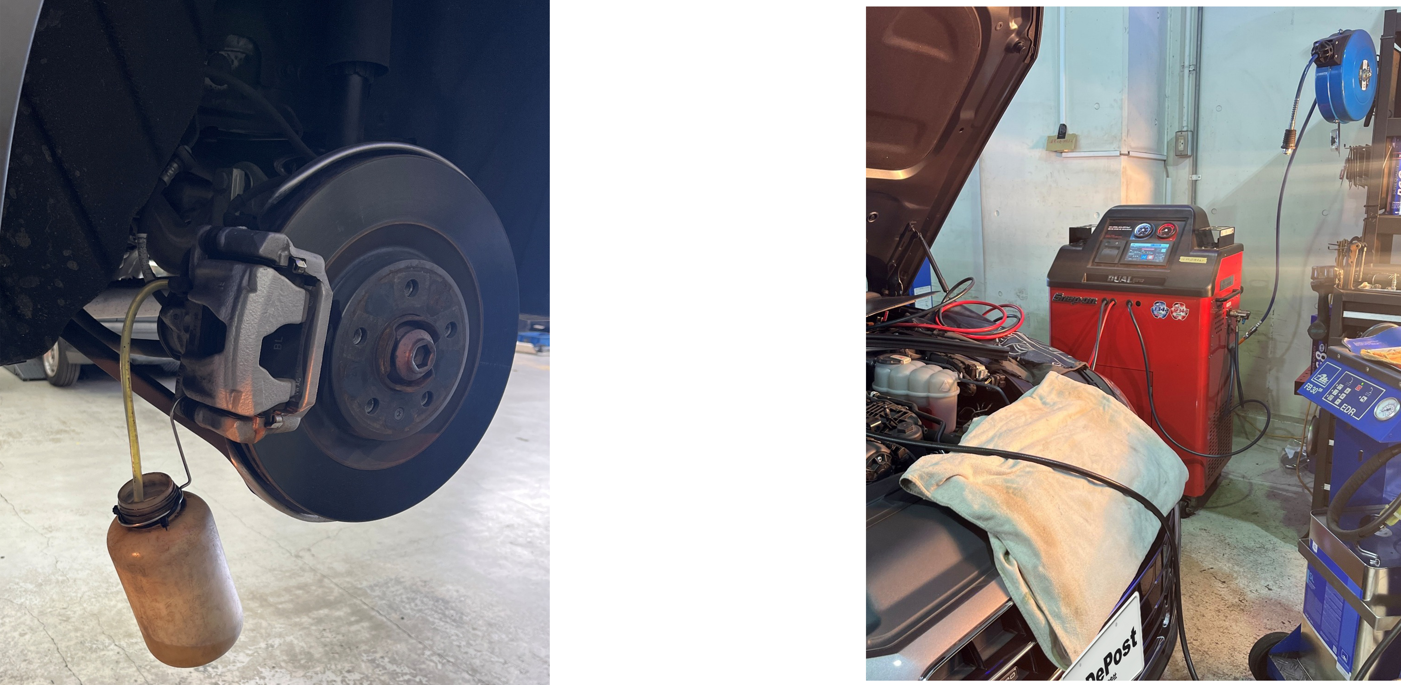 A4　ブレーキフルード交換・エア抜き