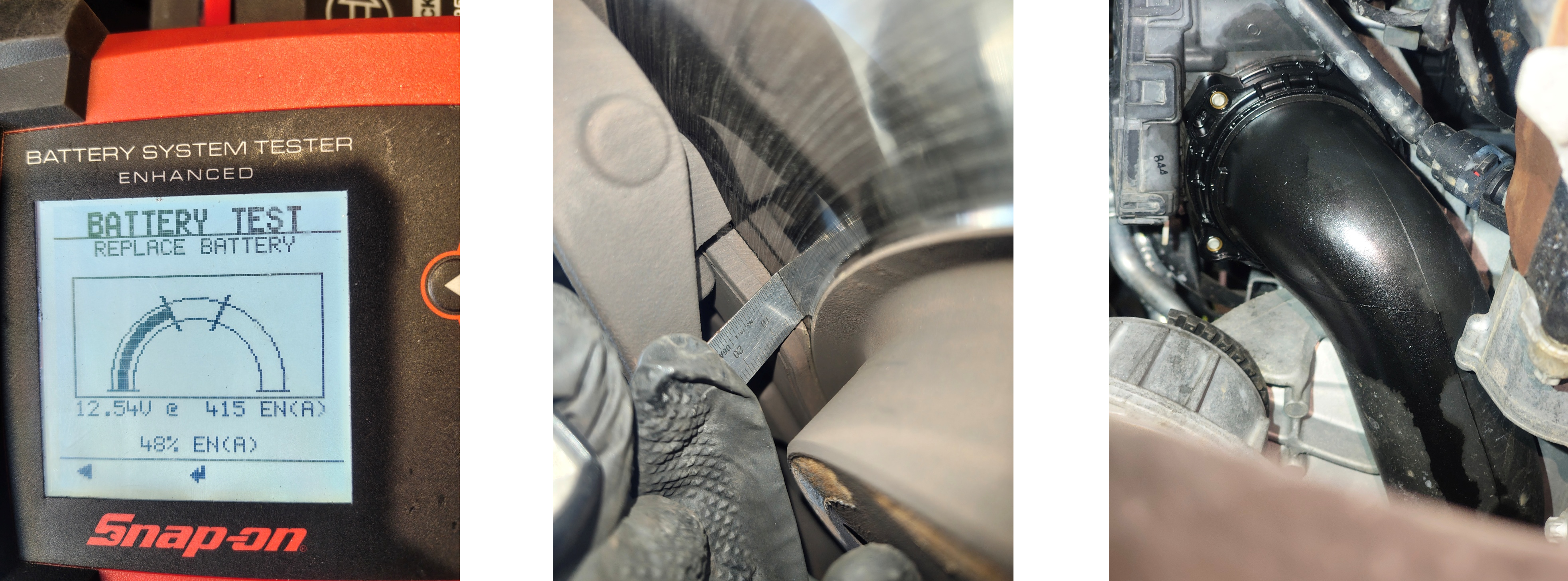 Vクラスバッテリー電圧測定、ブレーキ残量測定