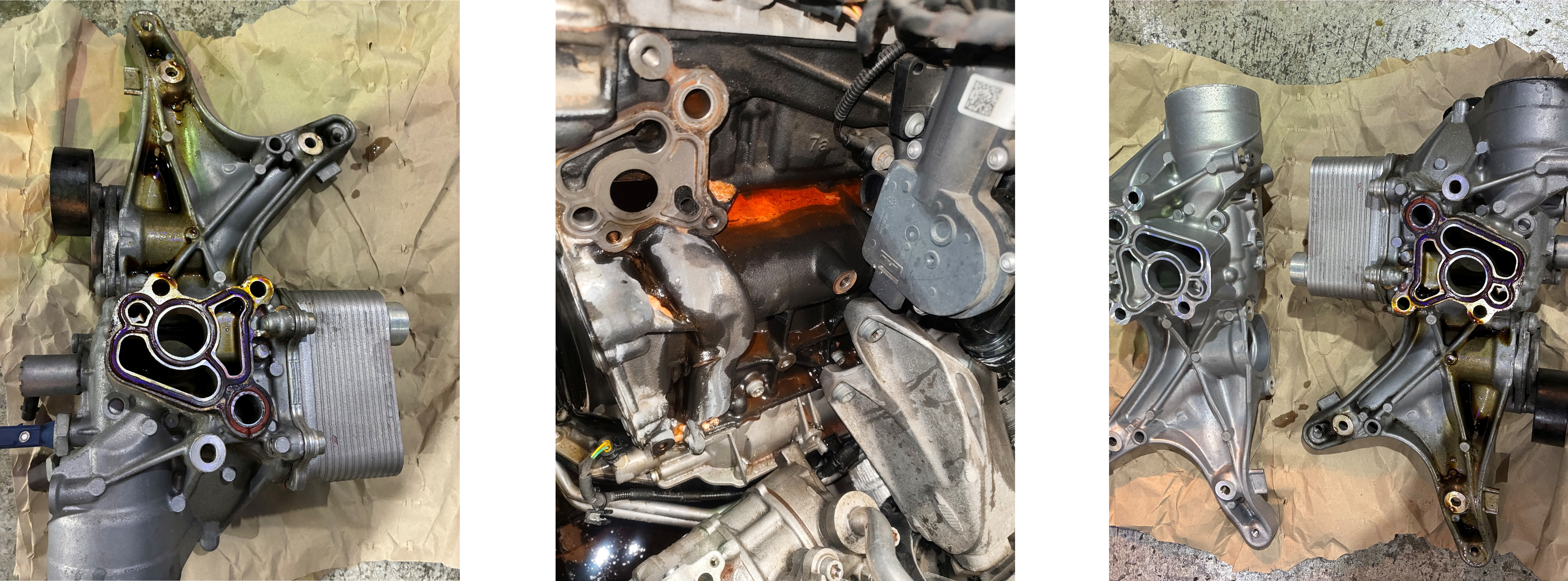 マカンオイルフィルターハウジング交換