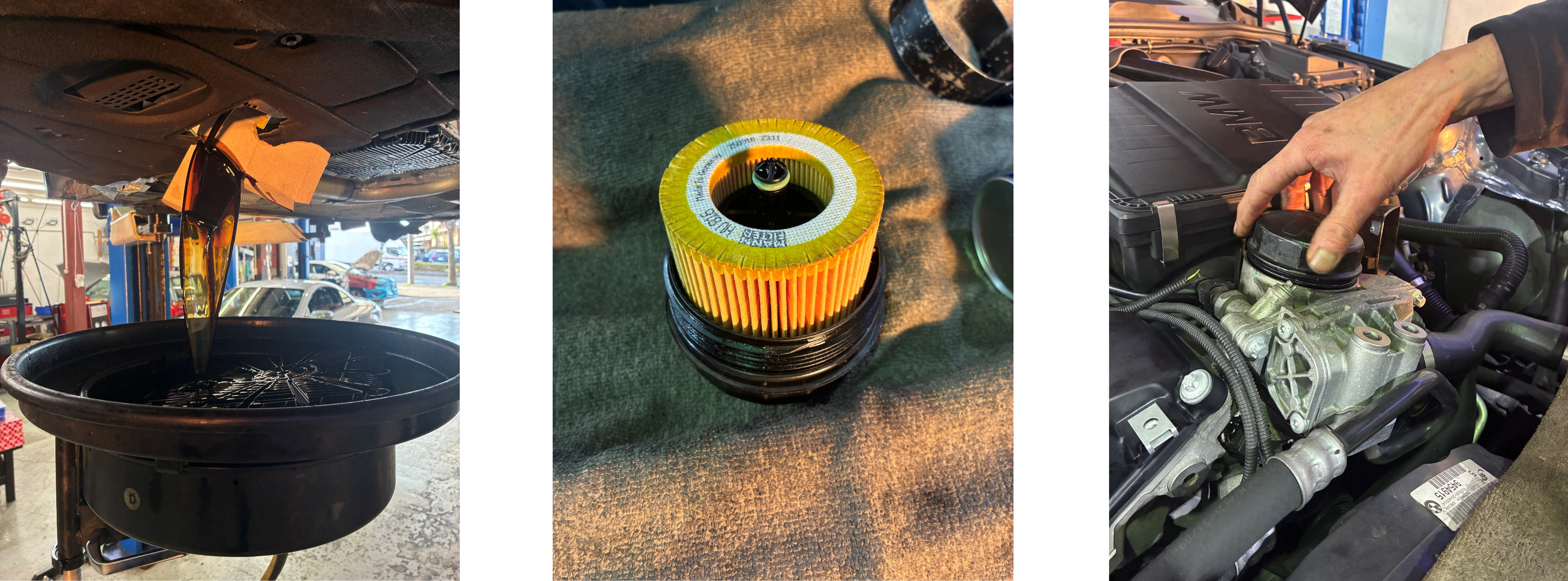 Z4エンジンオイル・オイルフィルター交換