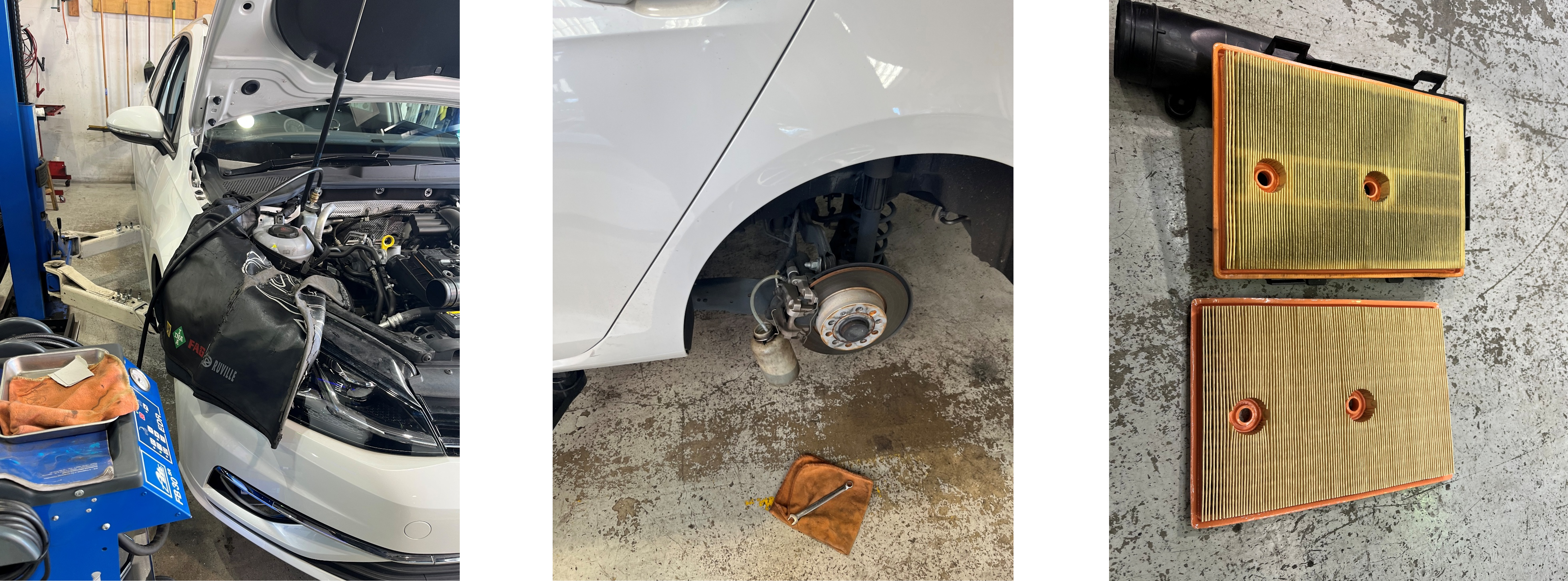 ゴルフヴァリアントブレーキフルード交換・エア抜き