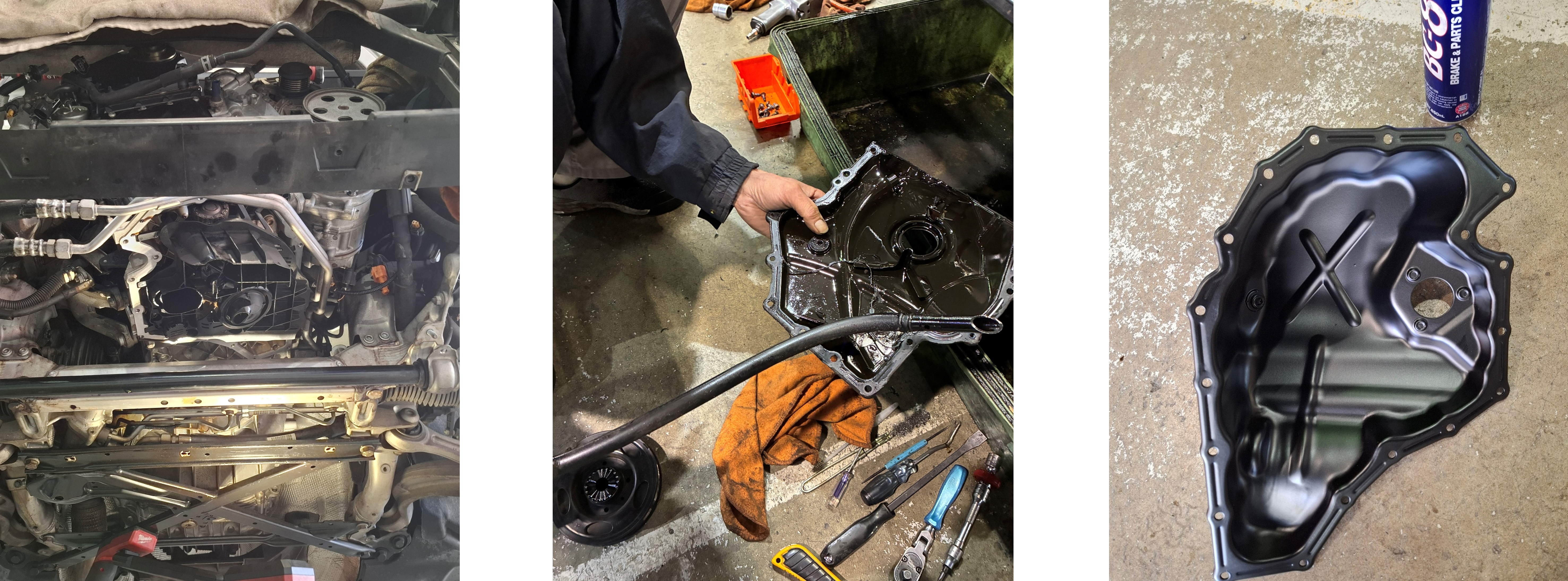 A4アバントオイルパン交換