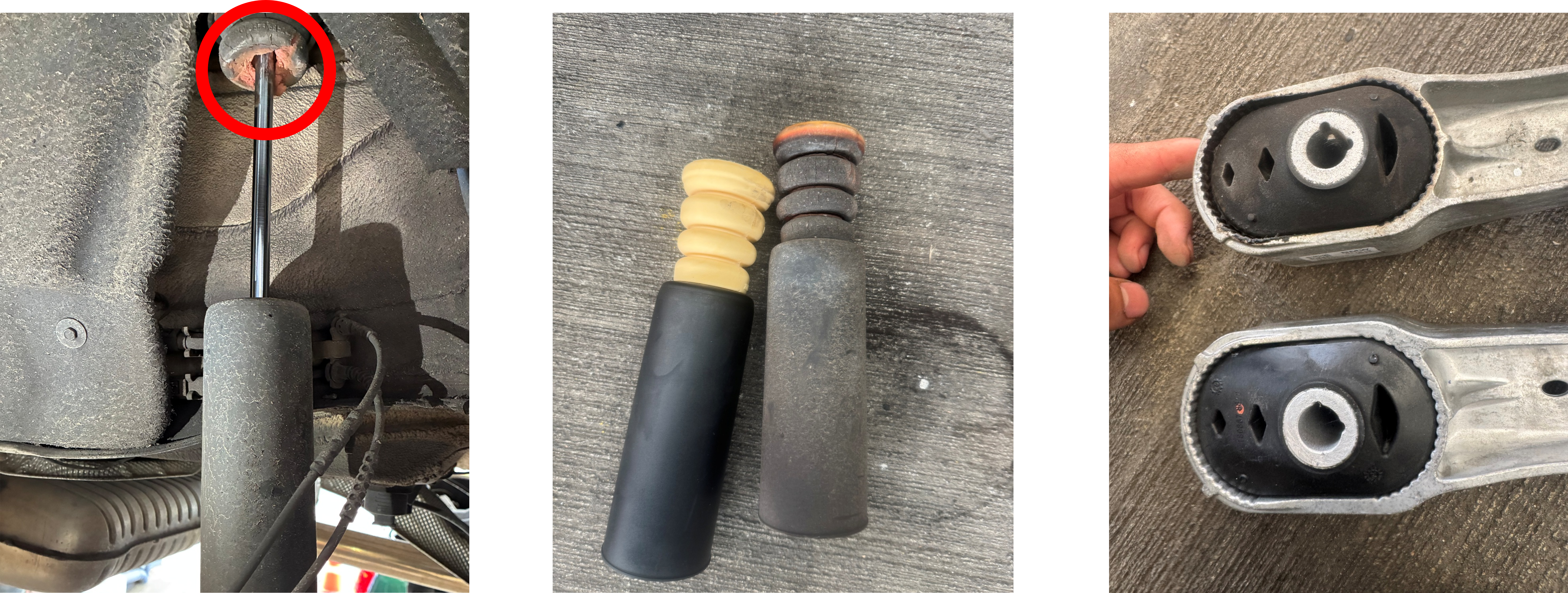 218iショックバンプラバー交換、エンジントルクロッド交換