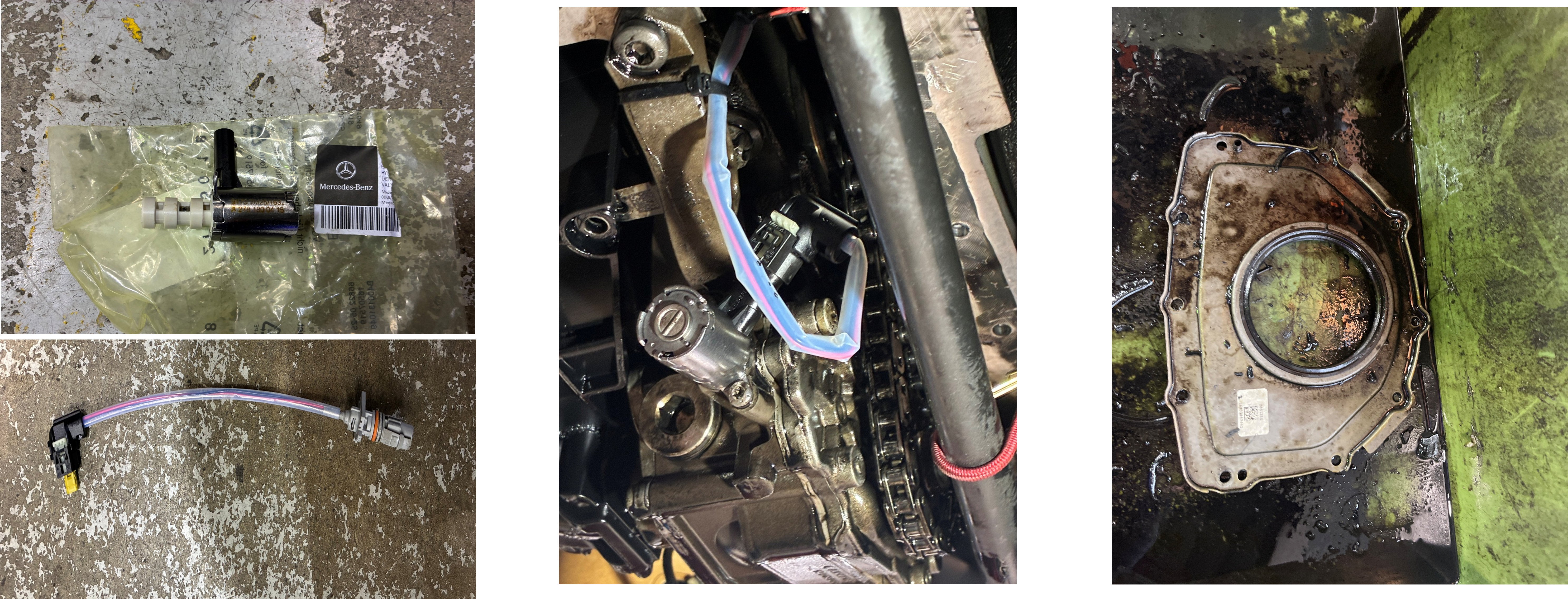 GLEエンジンオイルポンプバルブ交換作業