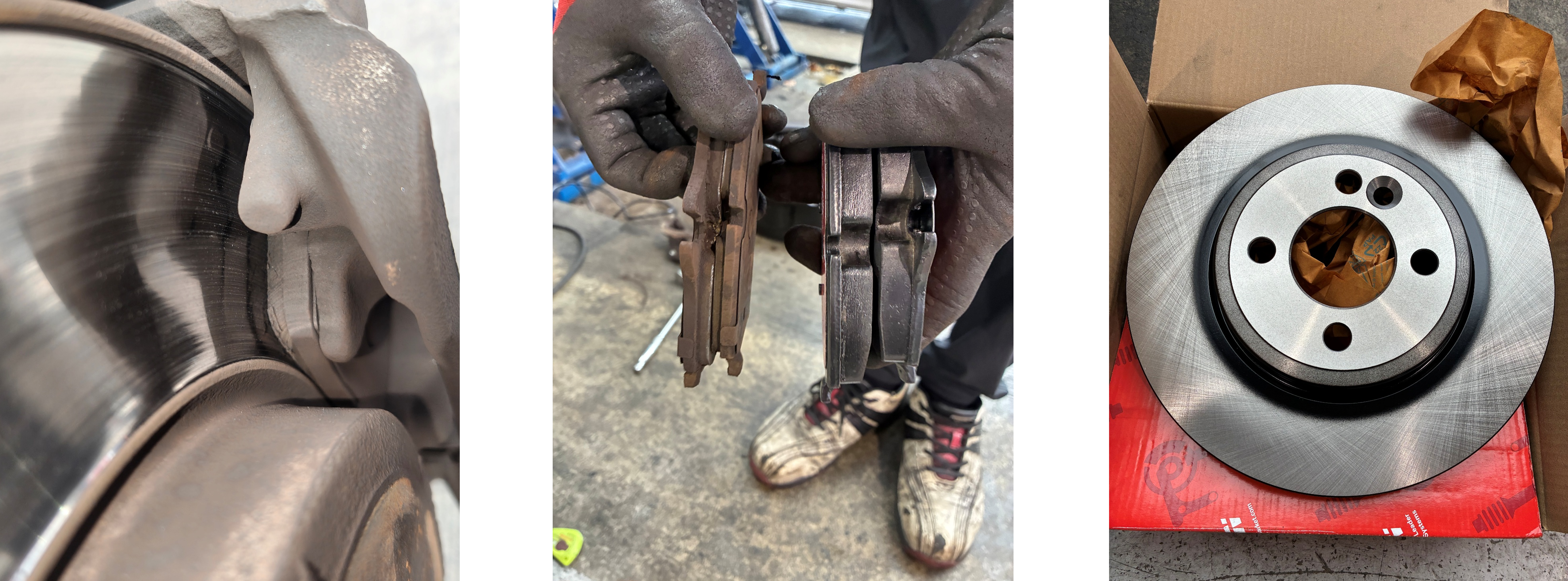 MINIブレーキパッド交換