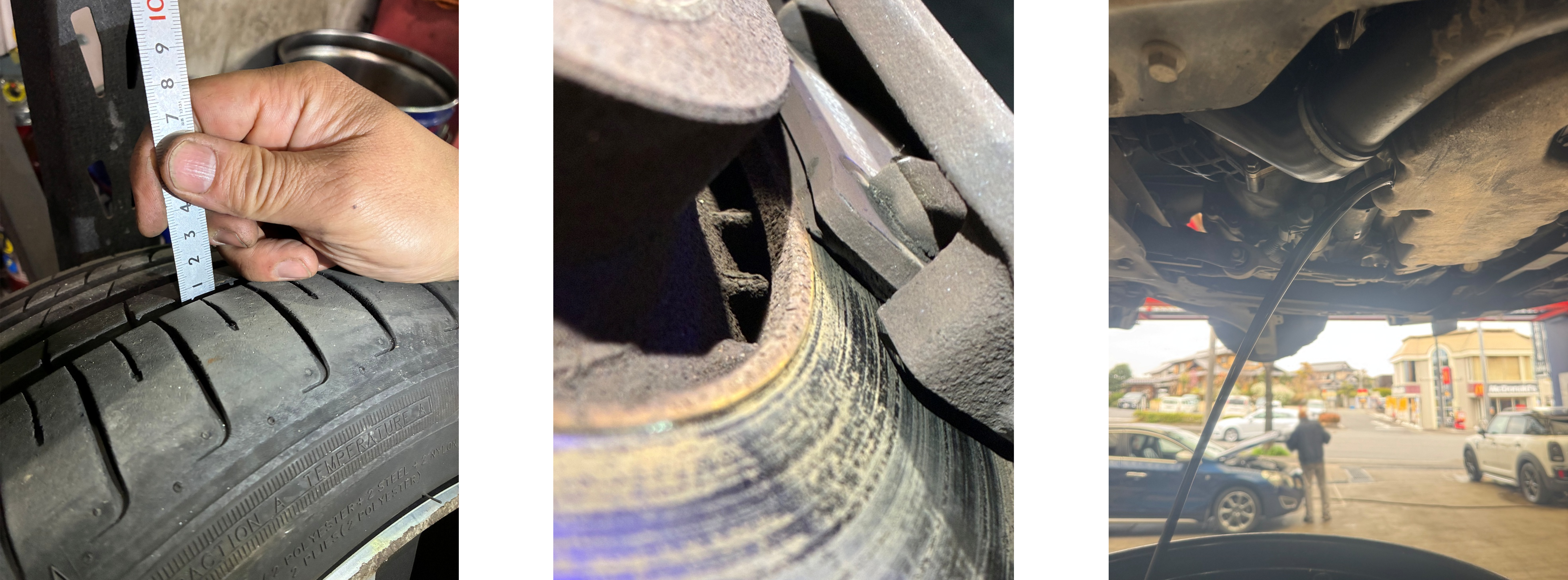 V60タイヤ、ブレーキ、エンジンオイル交換