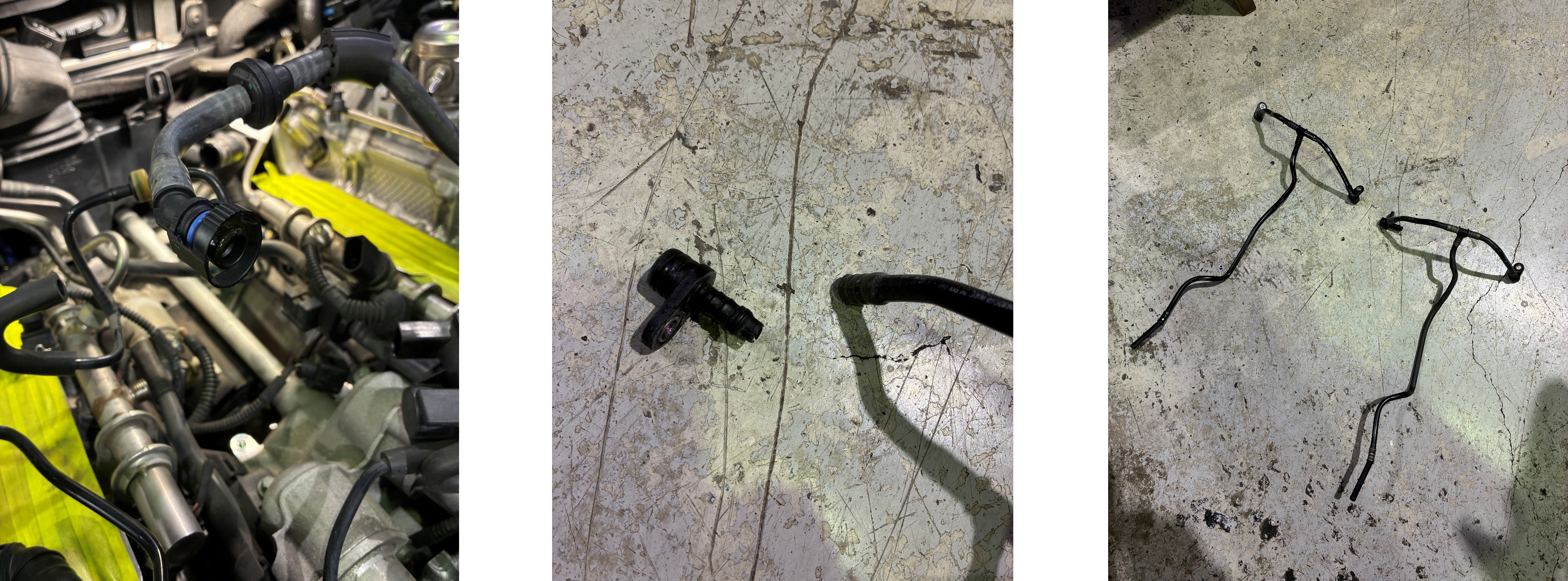 パナメーラ交換作業