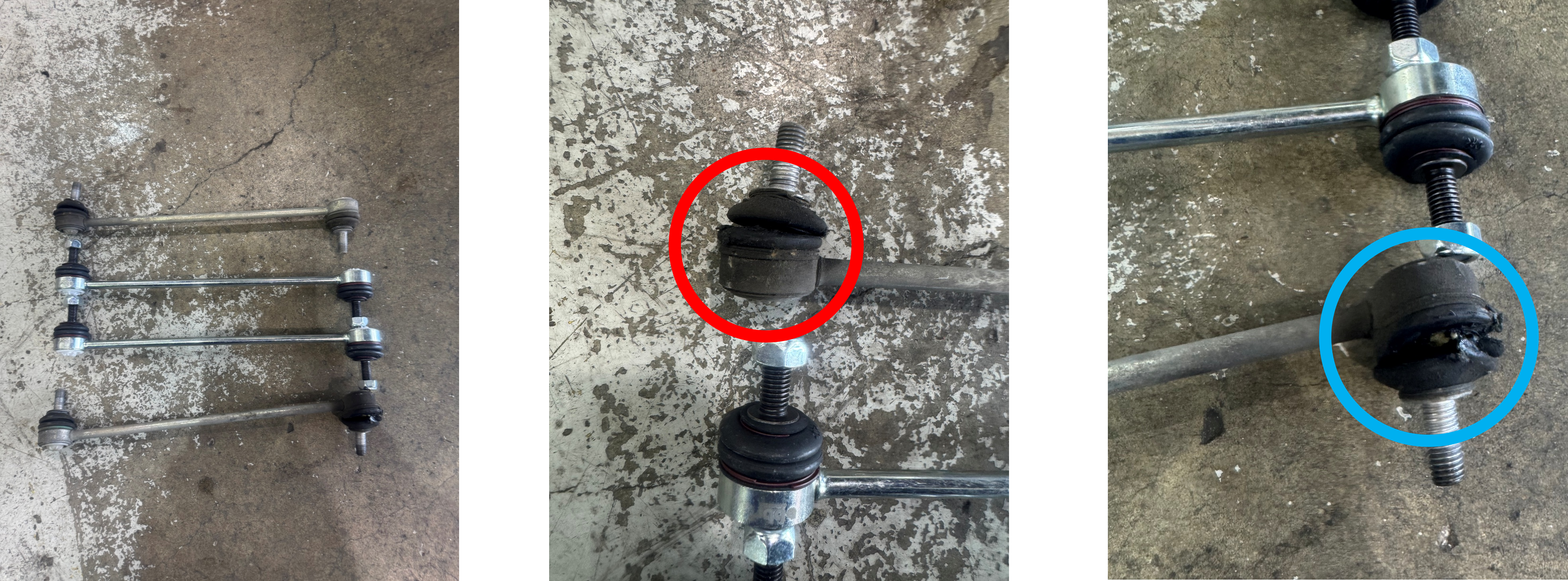 V60スタビライザーリンク交換