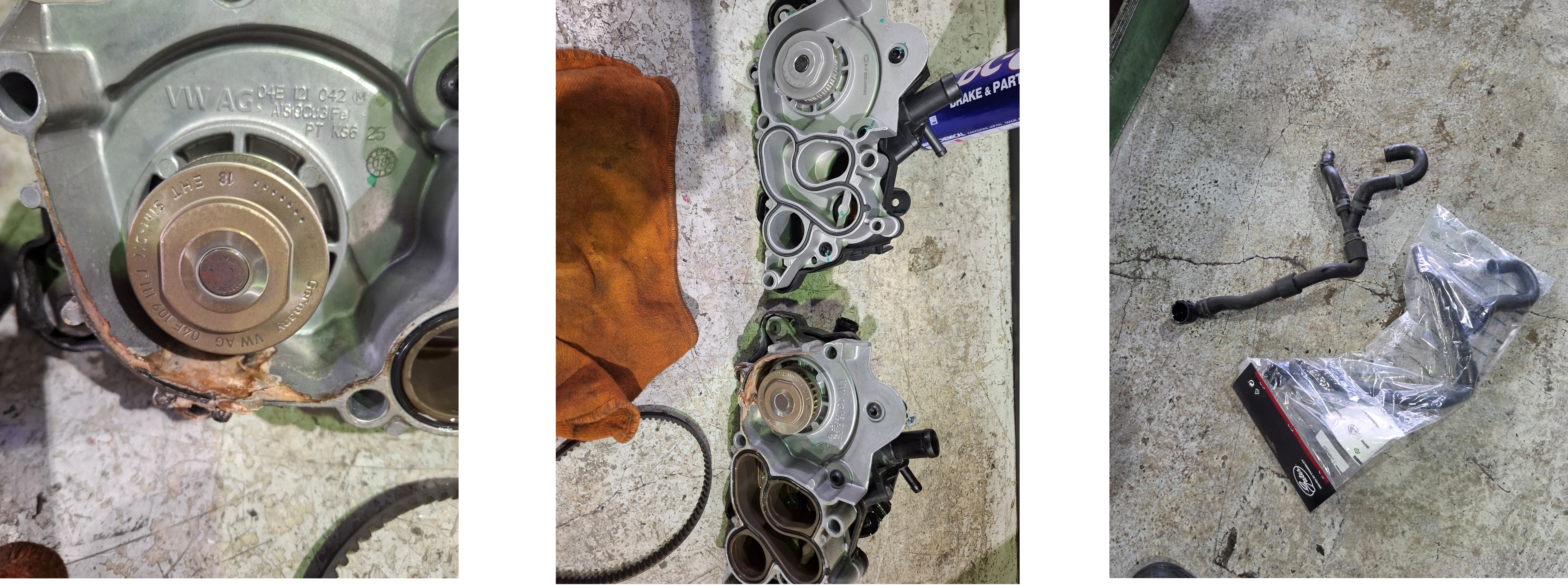 トゥーラン水漏れ