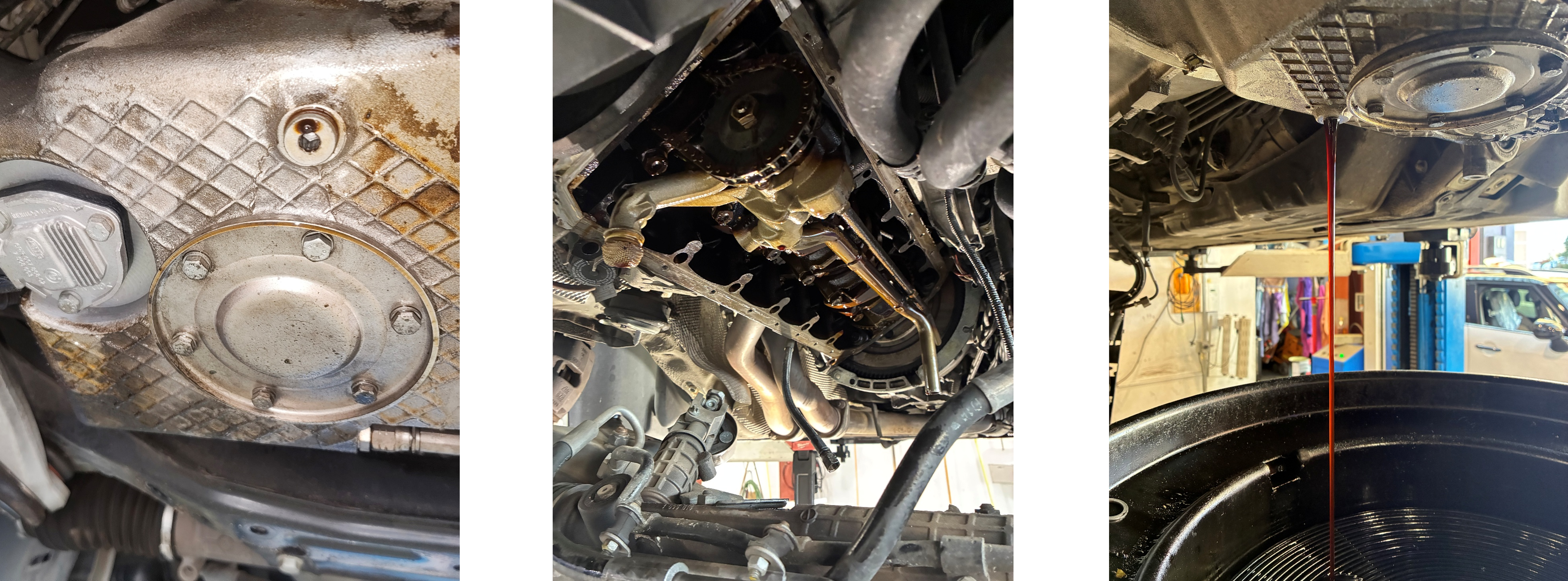 M3オイルパンガスケット交換