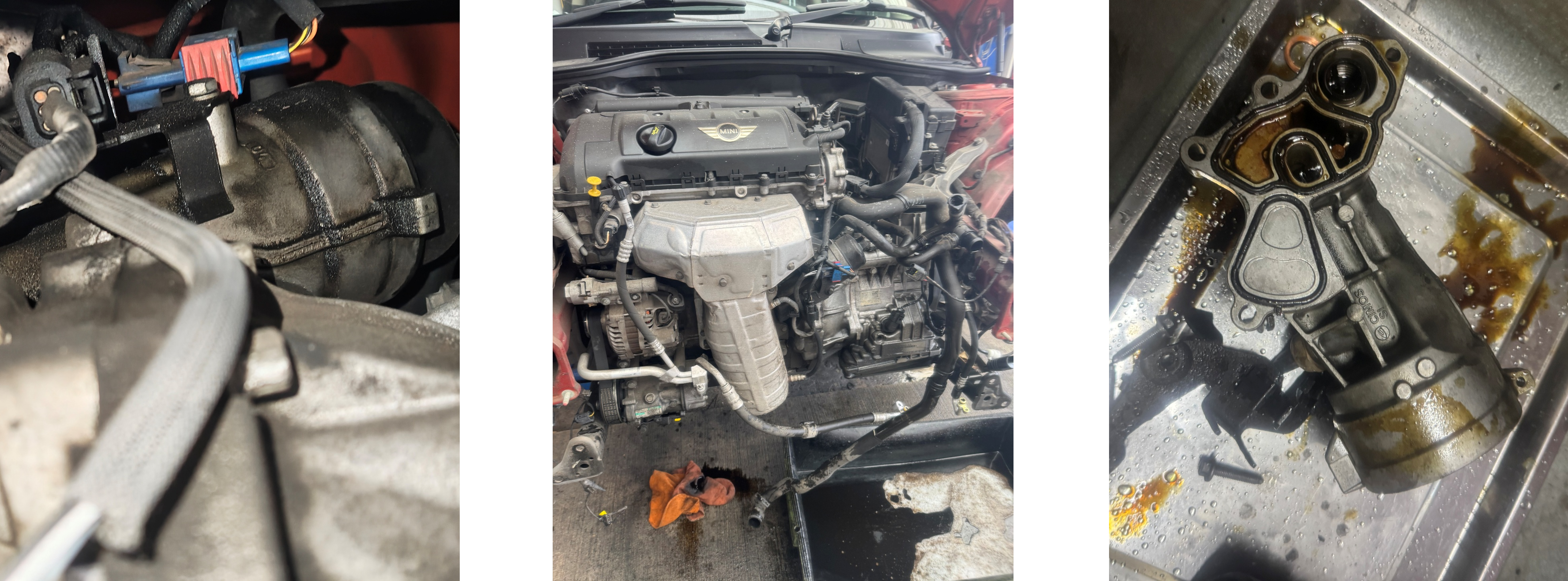 MINIオイルフィルターハウジング交換