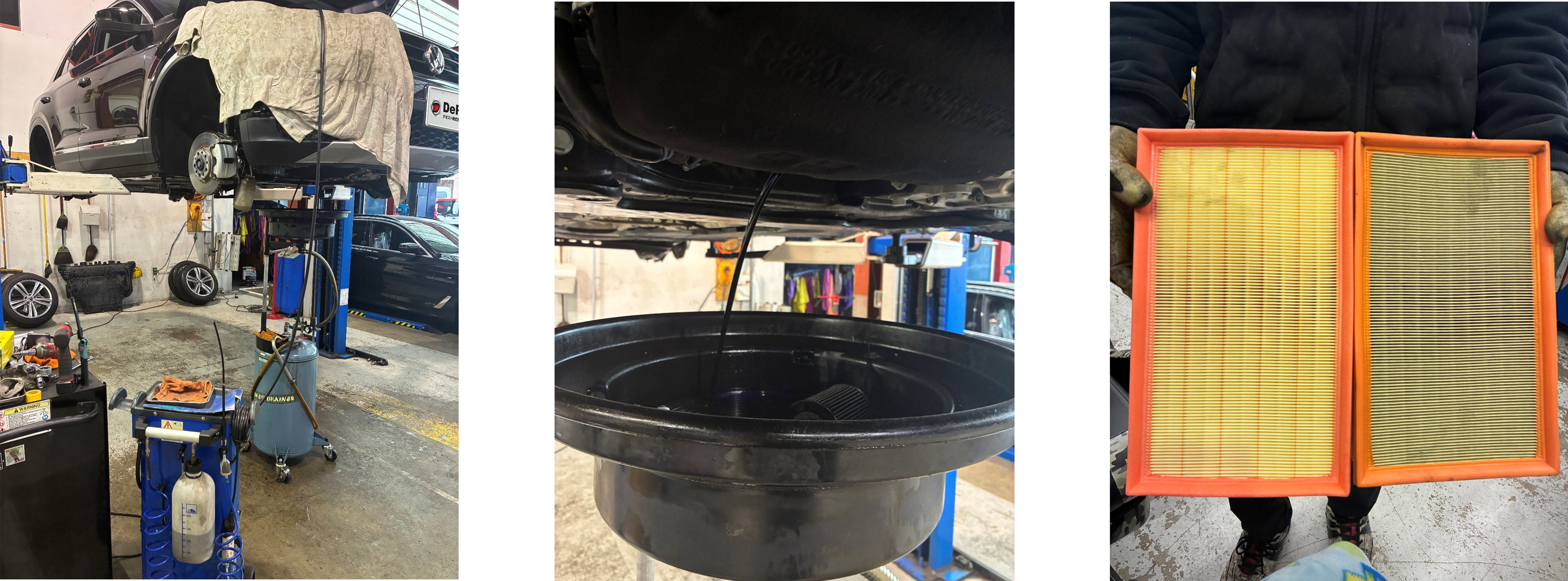 Tロックブレーキフルード交換・エア抜き、エンジンオイル・オイルフィルター交換、エアクリーナー交換