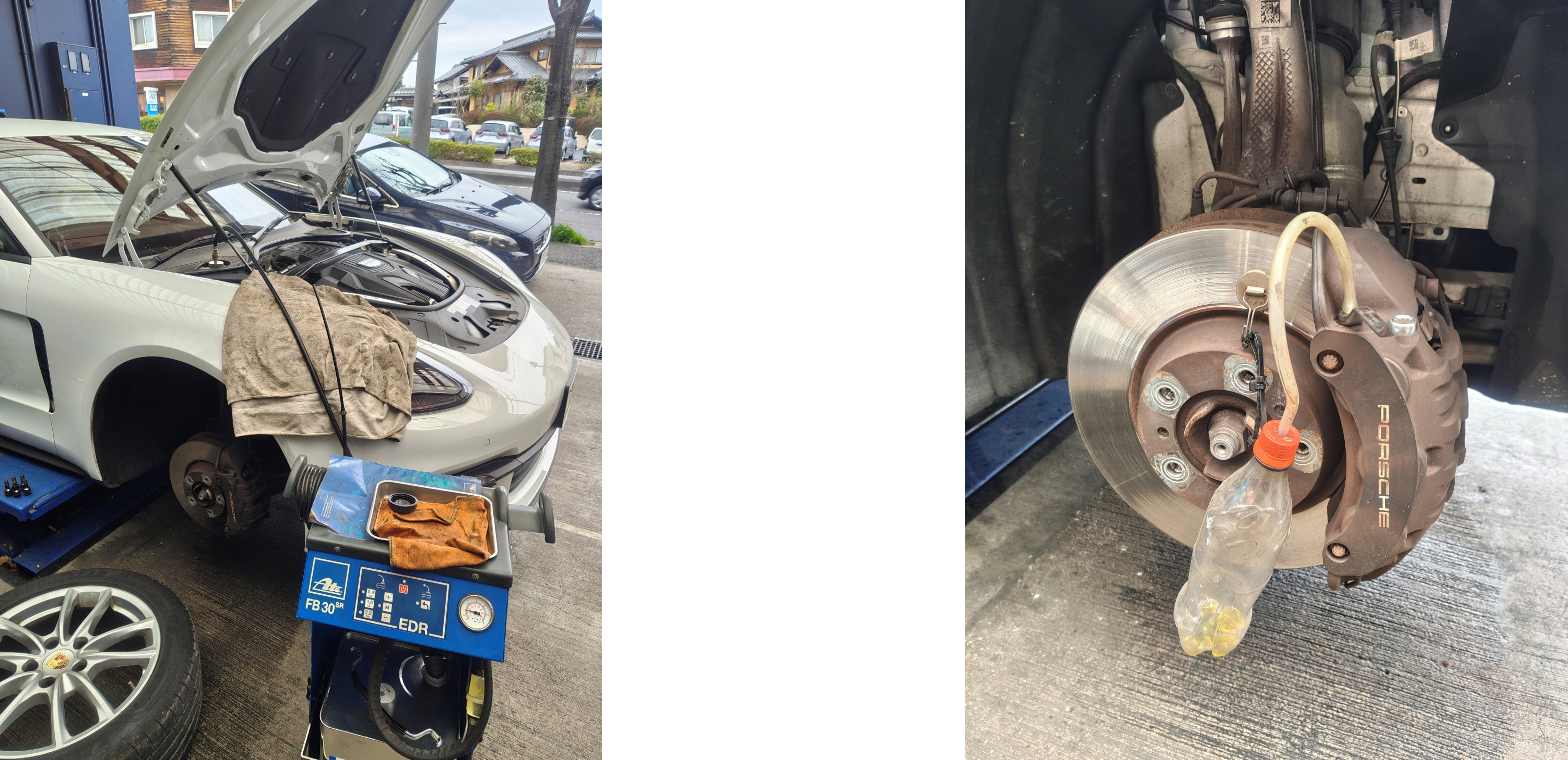 パナメーラブレーキフルード交換