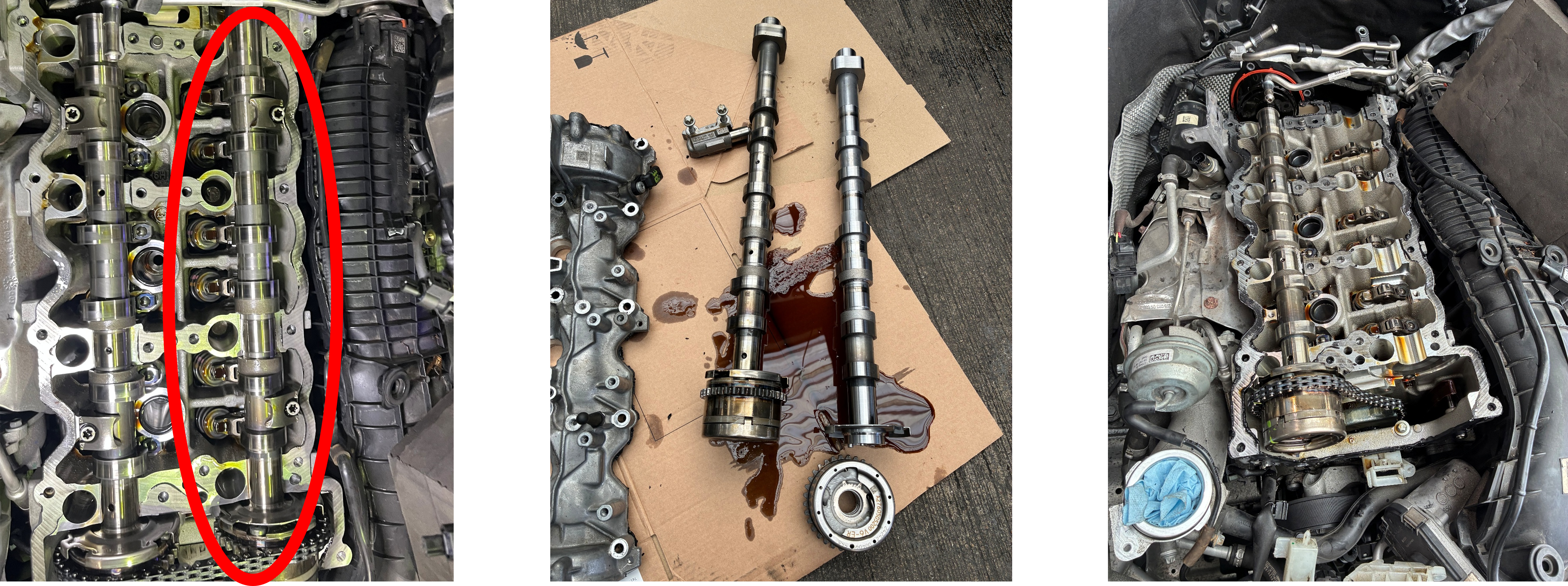 E400カムシャフト交換