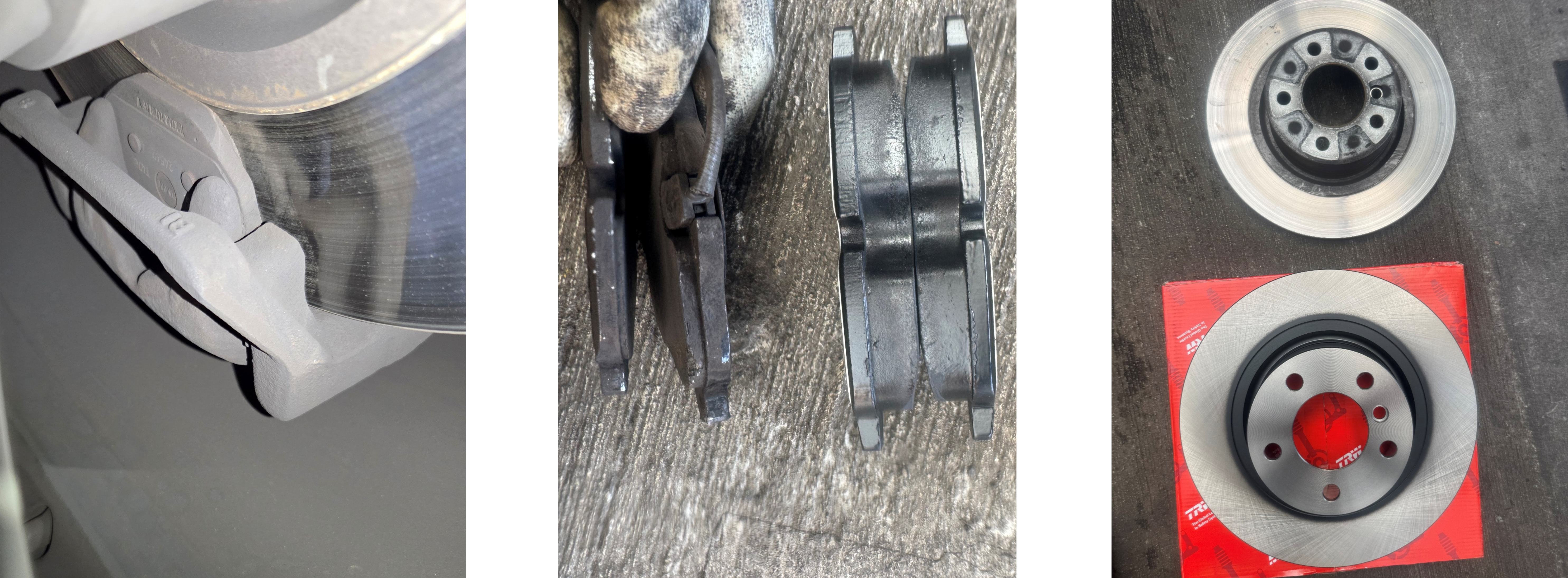 X3ブレーキパッドとディスクローター