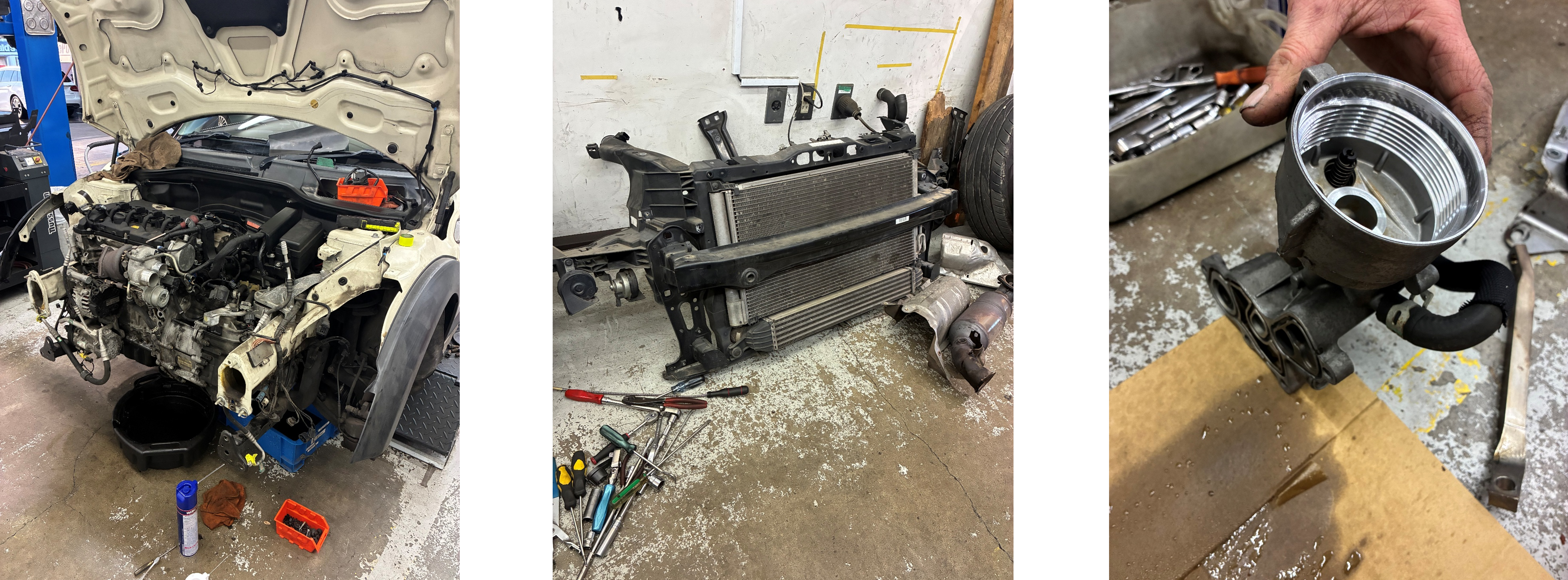 クラブマンフィルターハウジングガスケット交換