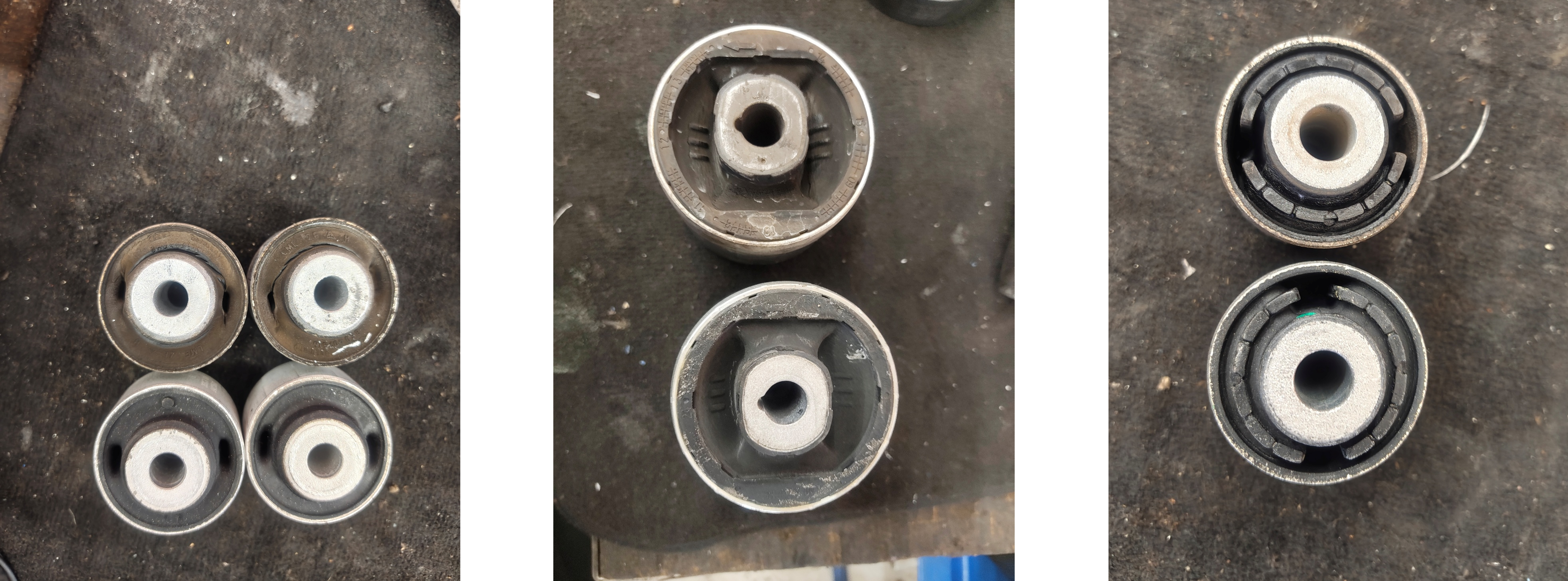 Q5コントロールアームブッシュ交換